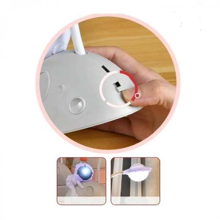 KAR YLMZ.LAMB.107 ASTRONOT İKİ MODLU ŞARJLI LED MASA LAMBASI