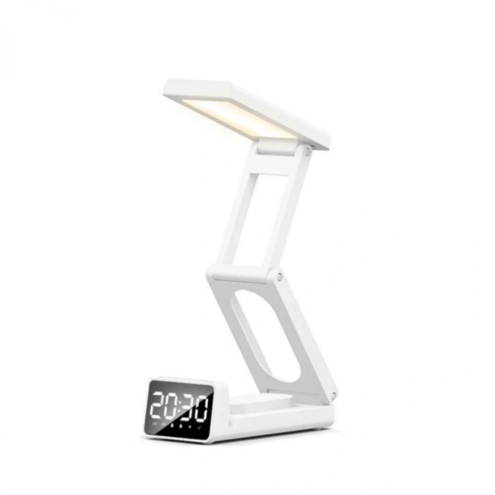 KAR YLMZ.LAMB.122 ŞARJLI ALARMLI DİJİTAL SAATLİ 3 MODLU KATLANABİLİR MASA LAMBASI