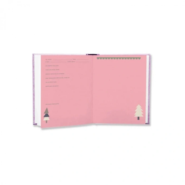 DEFFTER FABOOKS SERT KAPAK LASTİKLİ ANI DEFTERİ