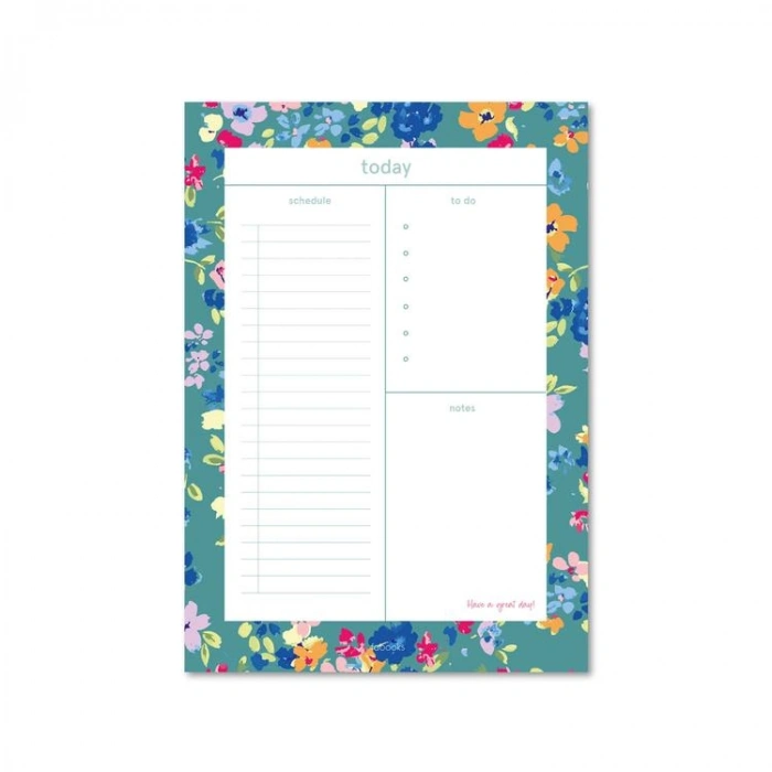 DEFFTER DAILY PLANER (GÜNLÜK PLANLAYICI) A5 BLOKNOT TURKUAZ - TEKLİ