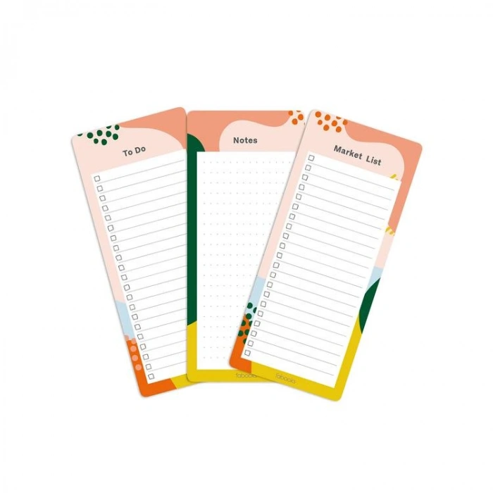 DEFFTER  BLOKNOT TO DO - NOTES LIST - YAPILACAKLAR LİSTESİ 20x8.5cm - GEOMETRİK