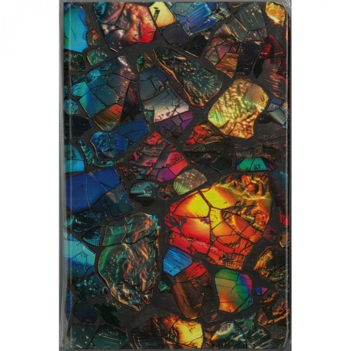 DEFFTER JUST ART- IFICAL BROKEN GLASS SERT KAPAK 13.5x21cm ÇİZGİLİ DEFTER 96 YP.