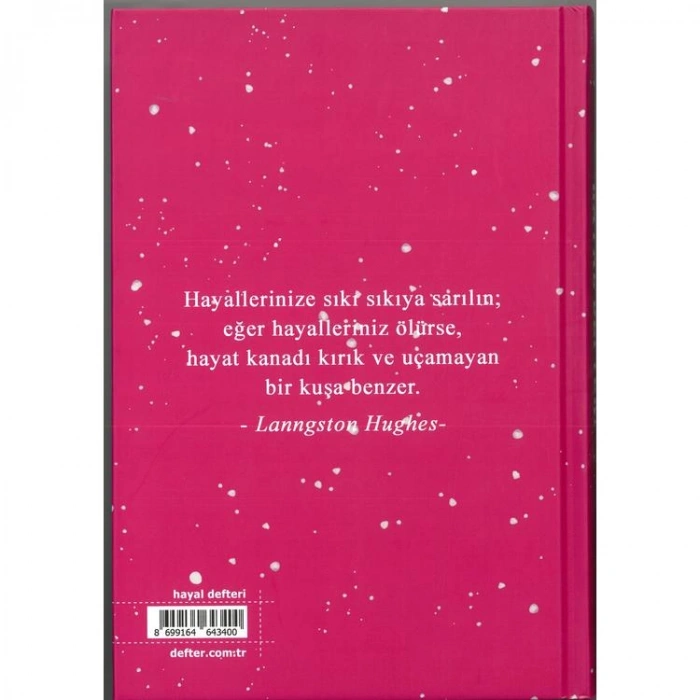 DEFFTER HAYAL DEFTERİ SERT KAPAK 14x20 ÇİZGİLİ DEFTER 96 YP.