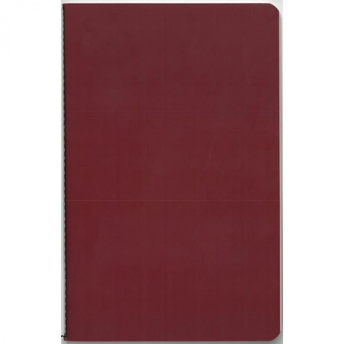 DEFFTER JUST SIMPLE SOFT ESNEK KAPAK İPLİK DİKİŞLİ 13x2.5cm ÇİZGİLİ DEFTER 96 YP. - BURGUNDY
