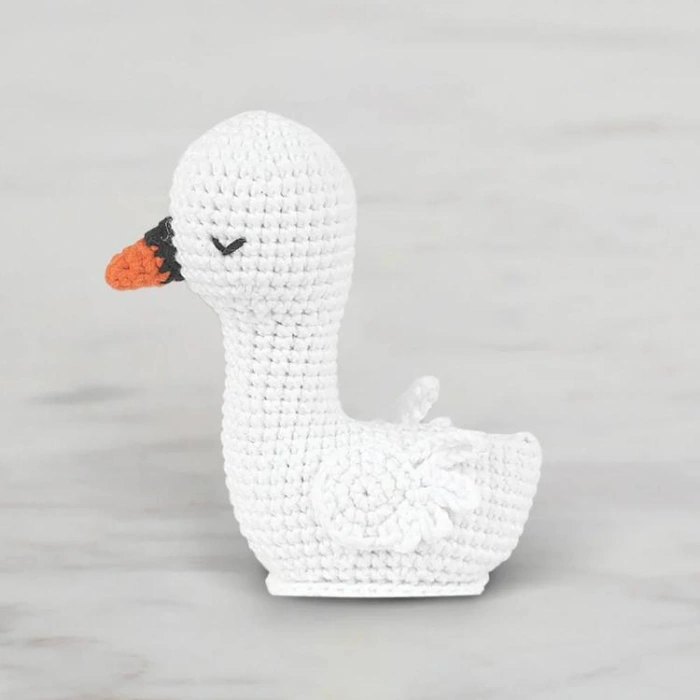 HELLO CRAFTS EASY HC102 CROCHET MİNİ AMIGURUMI ÖRGÜ KİTİ - SEVİMLİ ÖRDEK SYLVIE (1 SET)