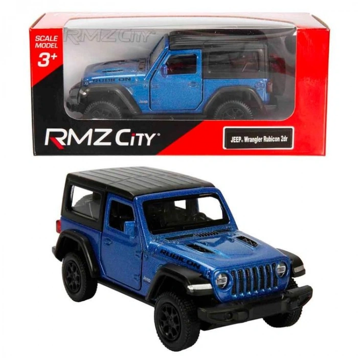 SUNMAN 554060 RMZ CITY 1:32 JEEP SERİSİ JEEP WRANGLER RUBICON 2DR DIE CAST MODEL METAL ARABA KUTULU 3+  -TEKLİ