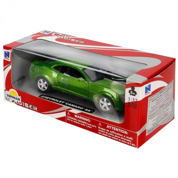 SUNMAN 50193B CITY CRUISER 1:32 AMERICAN SERİSİ CHEVROLET CAMARO SS DIE CAST MODEL METAL ARABA KUTULU 5+  -TEKLİ