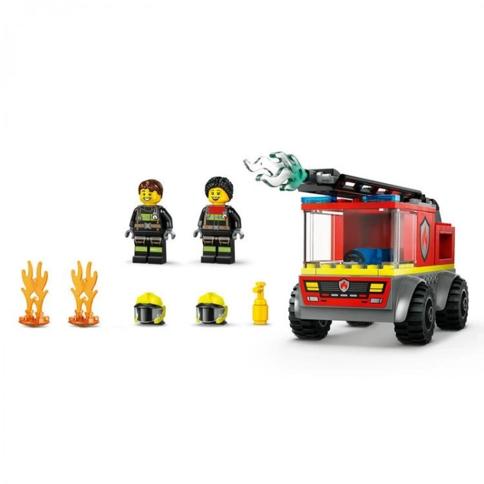 LEGO CITY 60463 MERDİVENLİ İTFAİYE KAMYONU 82 PARÇA 4+