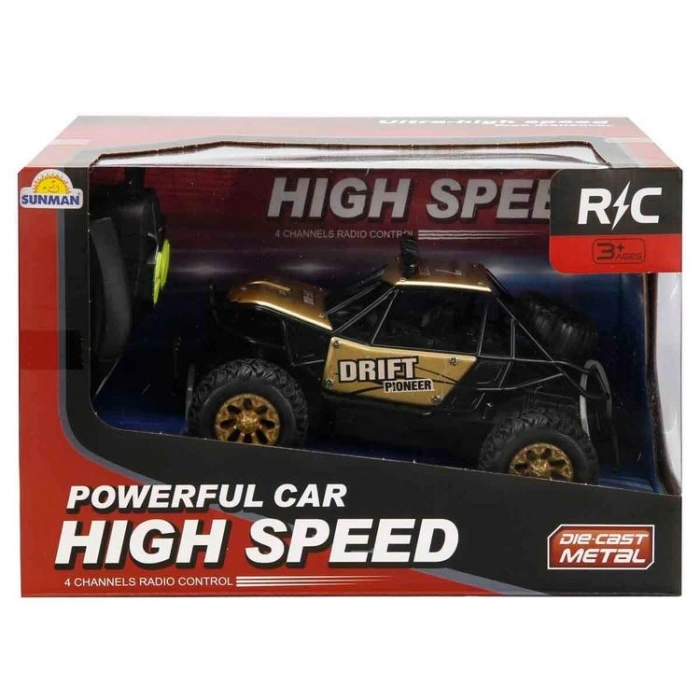 SUNMAN 599A DIE CAST METAL 1:20 UZAKTAN KUMANDALI OFF ROAD ARABA +3