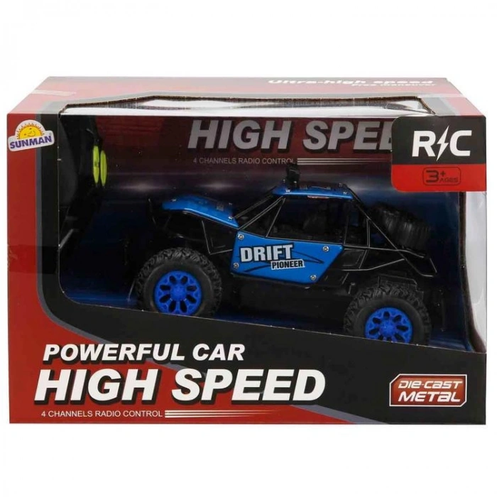 SUNMAN 599A DIE CAST METAL 1:20 UZAKTAN KUMANDALI OFF ROAD ARABA +3