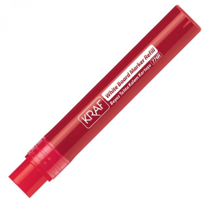 KRAF 776R BEYAZ TAHTA KALEMİ YEDEK KARTUŞU KIRMIZI - TEKLİ