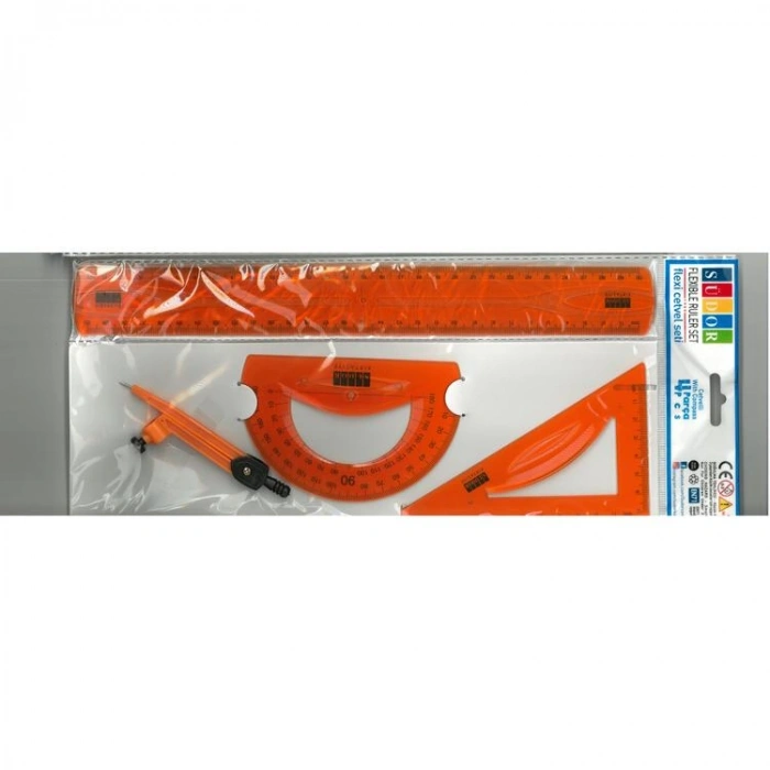 SÜDOR FR-02 FLEXİ CETVEL SETİ 4 PARÇA