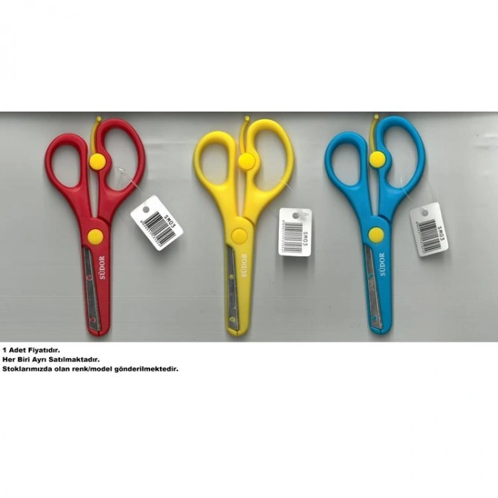 SÜDOR SM03 ÖĞRENCİ MAKASI KORUMALI - TEKLİ