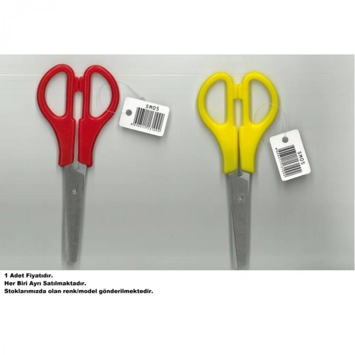 SÜDOR SM05 ÖĞRENCİ MAKASI KÜT UÇLU 50mm - TEKLİ