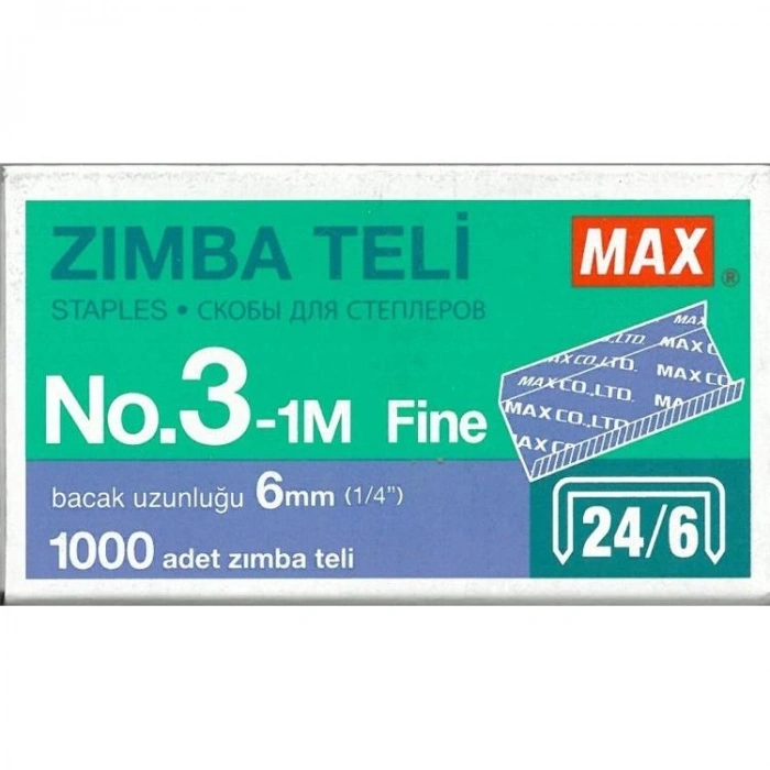 MAX MS90109  3-1M 24/6 ZIMBA TELİ