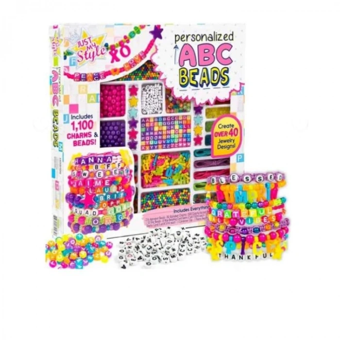 4İ 388-1068 HARFLİ BONCUK TAKI TASARIM SETİ S1 3+