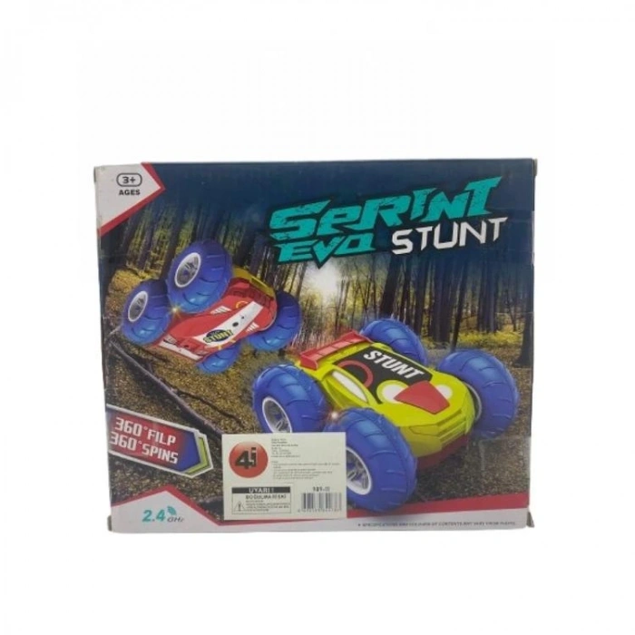 4İ 989-11 UZAKTAN KUMANDALI IŞIKLI AKROBAT ARABA  3+