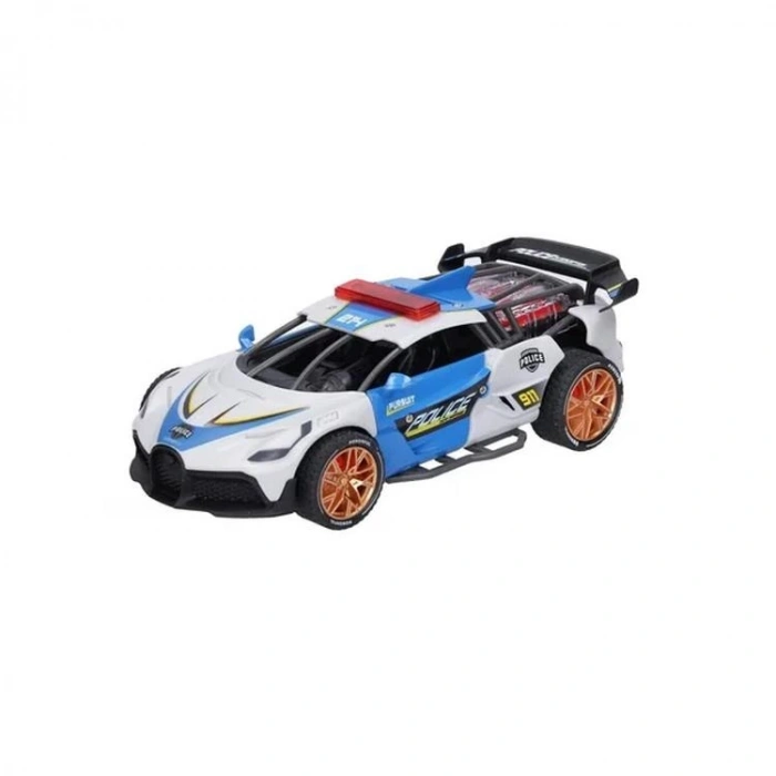 4İ D500-23 SÜRTMELİ SESLİ IŞIKLI POLİS ARABASI  3+ TEKLİ