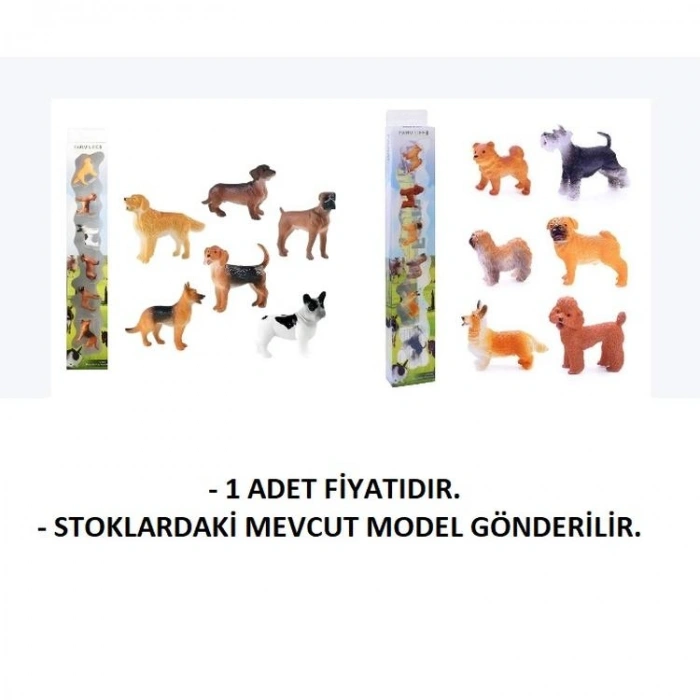 4İ KZ956-019F FARM LIFE KÖPEK DOSTLAR 6LI KUTULU FİGÜR SET 3+