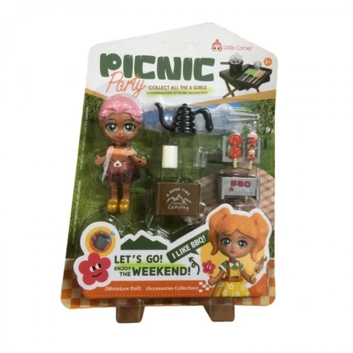 4İ LC2287 NANA VE ARKADAŞLARI AKSESUARLI PİKNİK PARTİ BEBEK OYUN SETİ 3+