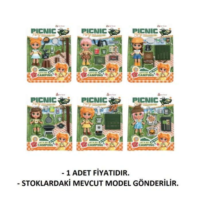 4İ LC2287 NANA VE ARKADAŞLARI AKSESUARLI PİKNİK PARTİ BEBEK OYUN SETİ 3+