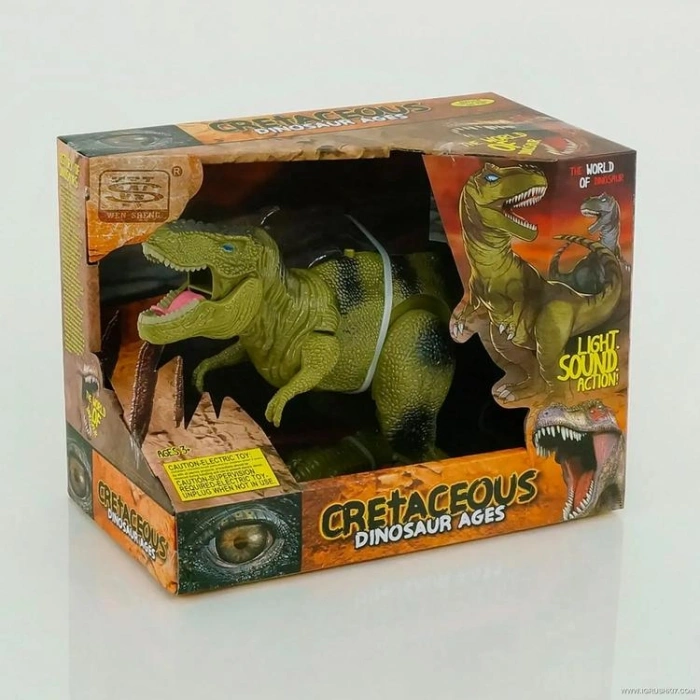 4İ WS5316 CRETACEOUS YÜRÜYEN KÜKREYEN PİLLİ DİNAZOR 3+