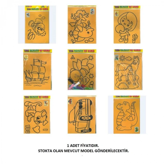 KUMTOYS KM50207 KUM BOYAMA - TEKLİ