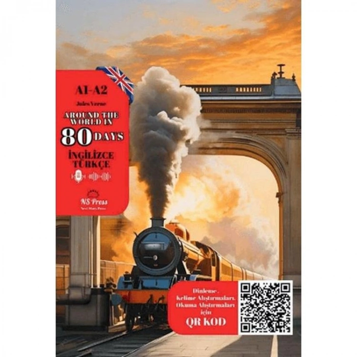 A1-A2 SEVİYE THE AROUND THE WORLD IN 80 DAYS (İNGİLİZCE - TÜRKÇE)