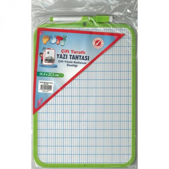 PUTİ 4551 ÇİFT TARAFLI YAZI TAHTASI 18.8x27.5cm - TEKLİ