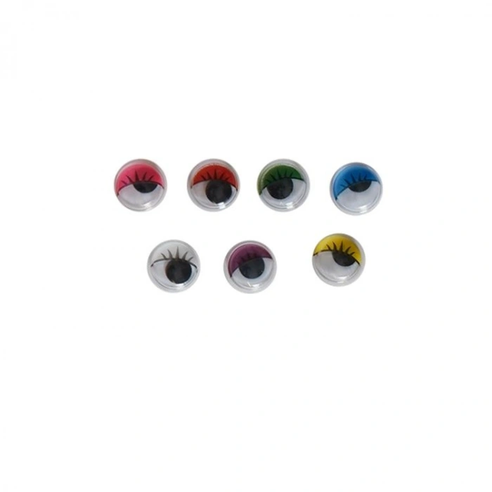 PUTİ 11431  OYNAR GÖZ KİRPİKLİ RENKLİ 12mm -  TEKLİ