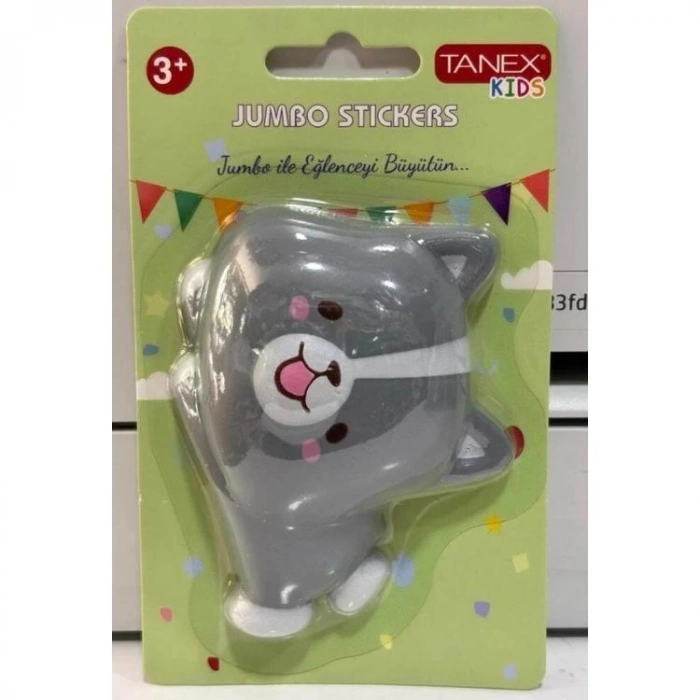 TANEX KIDS TNX-2702701 JUMBO STICKER - SQUISHY JUMBO PUFFY SEVİMLİ KÖPEK - 1 ADET