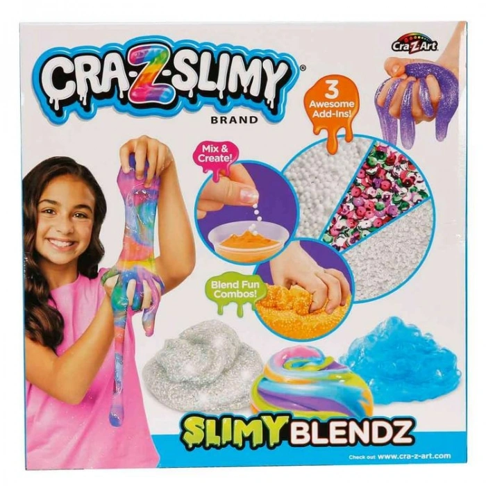 SUNMAN 60035 CRA Z ART SLIMY SLIME KARIŞIM PAKETİ 6+