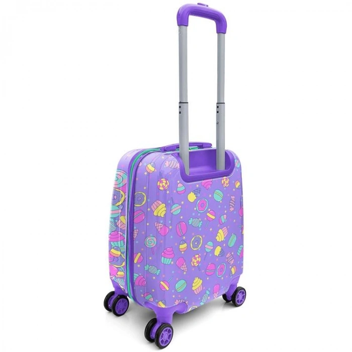 CORAL HIGH 16693 ŞEKER AYICIK DESENLİ MİNİ ÇOCUK VALİZİ