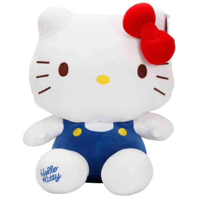 SUNMAN HKPT2 HELLO KITTY S4 MAVİ TULUMLU PELUŞ 35 CM