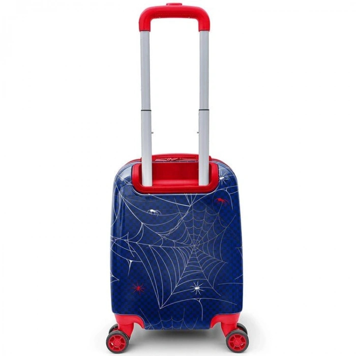 CORAL HIGH 16739 LACİVERT KIRMIZI ÖRÜMCEK DESENLİ MİNİ ÇOCUK VALİZİ