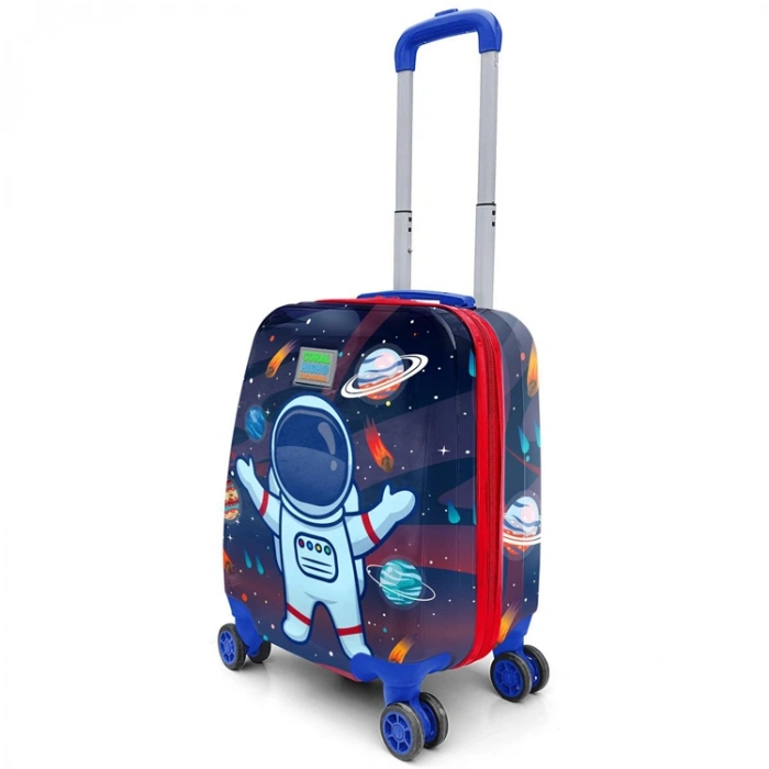 CORAL HIGH 16743 MİNİ ASTRONOT DESENLİ VALİZ