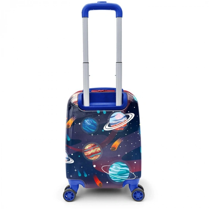 CORAL HIGH 16743 MİNİ ASTRONOT DESENLİ VALİZ