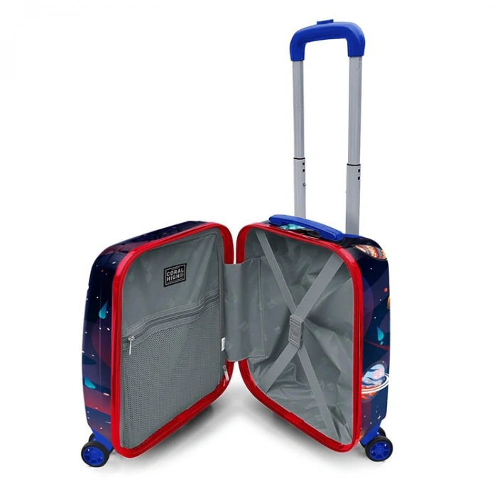 CORAL HIGH 16743 MİNİ ASTRONOT DESENLİ VALİZ