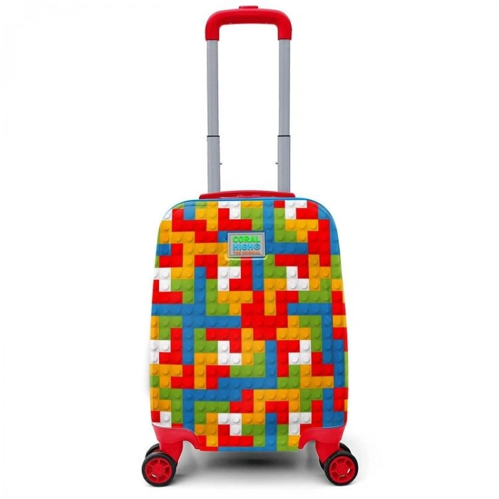 CORAL HIGH 16793 BLOK DESENLİ MİNİ ÇOCUK VALİZİ