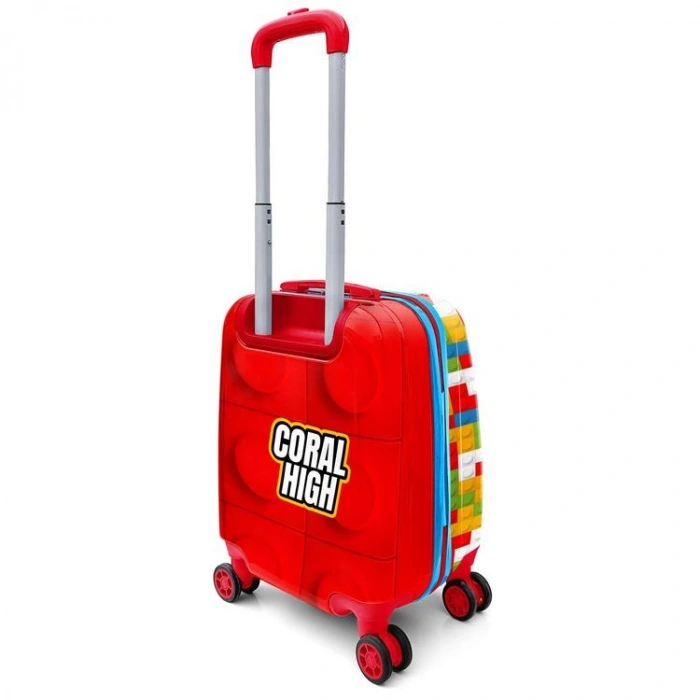 CORAL HIGH 16793 BLOK DESENLİ MİNİ ÇOCUK VALİZİ