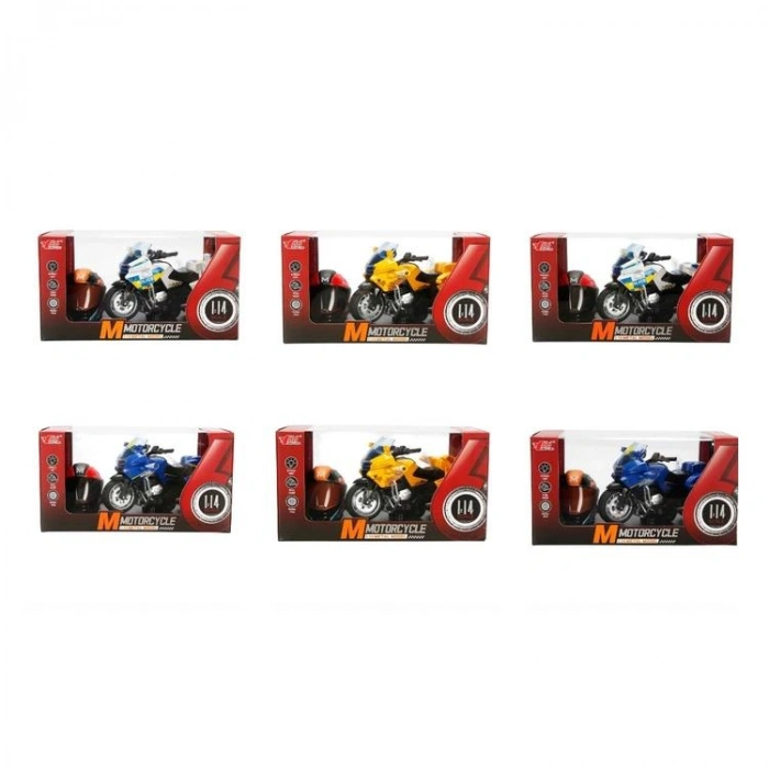 SUNMAN MY66-M1217K BMW 1:14 SESLİ IŞIKLI KASKLI MOTOSİKLET 3+