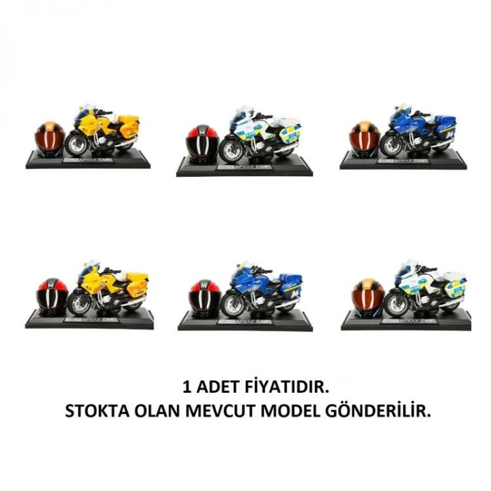 SUNMAN MY66-M1217K BMW 1:14 SESLİ IŞIKLI KASKLI MOTOSİKLET 3+