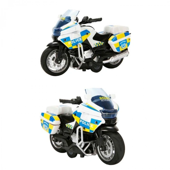 SUNMAN MY66-M1217K BMW 1:14 SESLİ IŞIKLI KASKLI MOTOSİKLET 3+