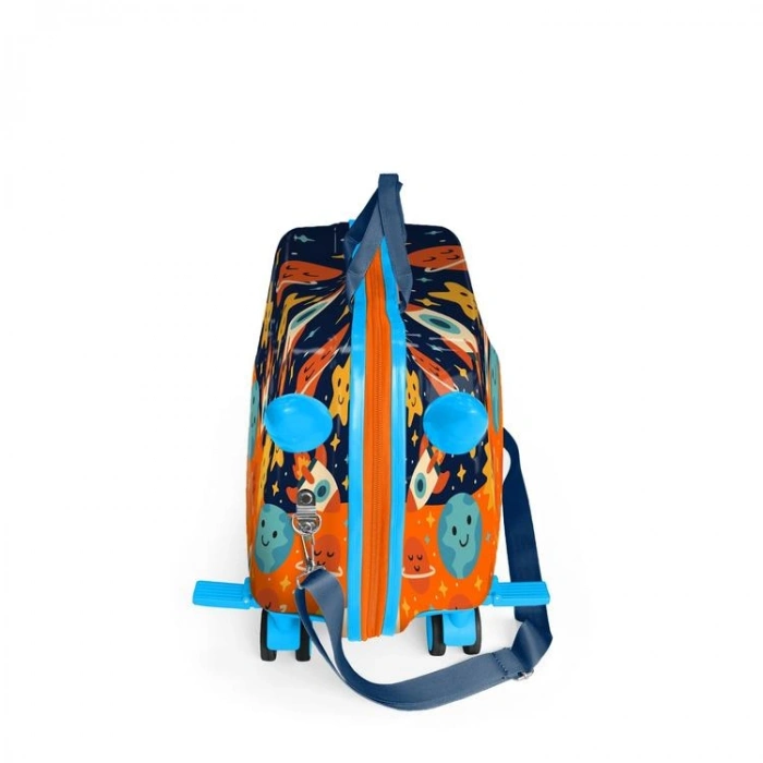 CORAL HIGH 16370 UZAY DESENLİ  OTUR-ÇEK ÇOCUK VALİZİ