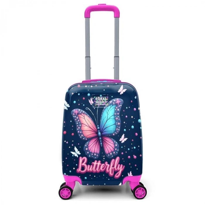 CORAL HIGH 16695 KELEBEK DESENLİ MİNİ ÇOCUK VALİZİ