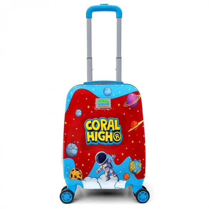 CORAL HIGH 16696 ASTRONOT UZAY DESENLİ MİNİ ÇOCUK VALİZİ