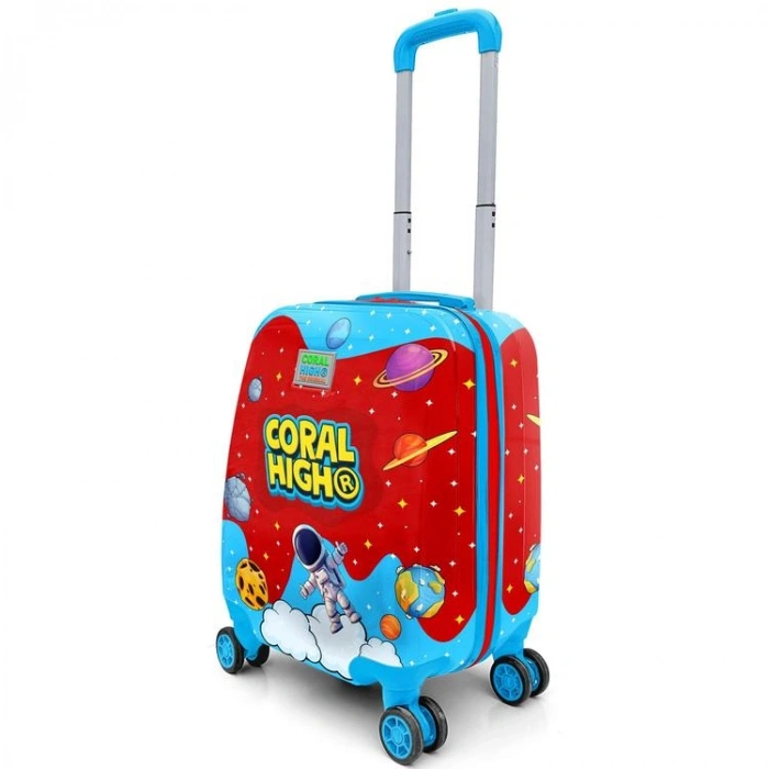 CORAL HIGH 16696 ASTRONOT UZAY DESENLİ MİNİ ÇOCUK VALİZİ