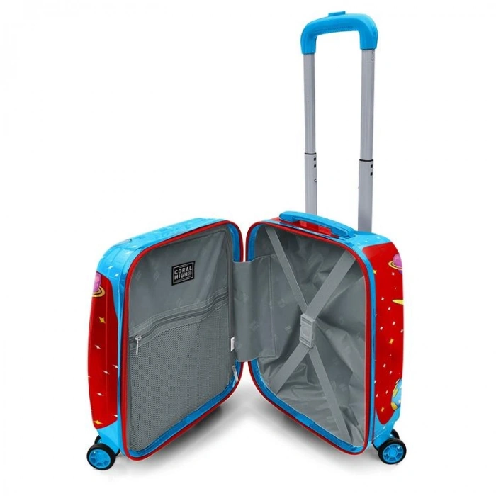 CORAL HIGH 16696 ASTRONOT UZAY DESENLİ MİNİ ÇOCUK VALİZİ