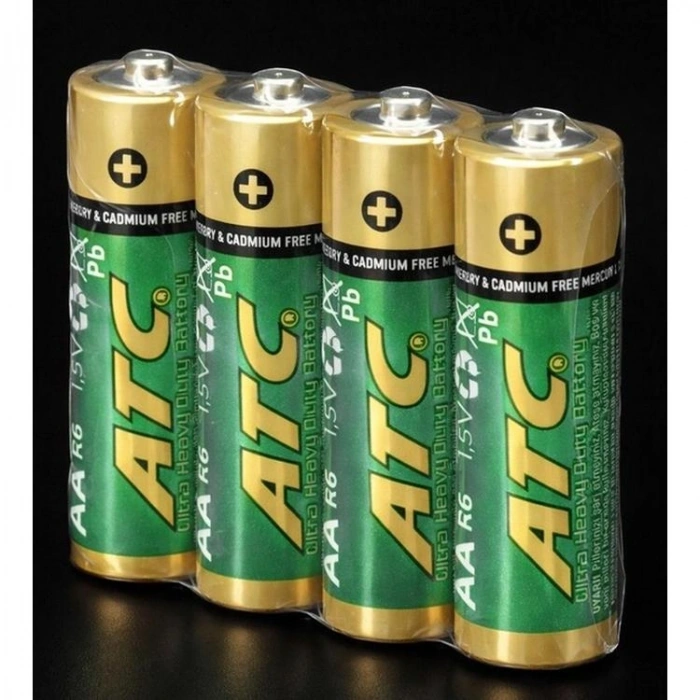 ATC R6 ÇİNKO KARBON KALIN KALEM PİL 1.5V (AA) 4LÜ