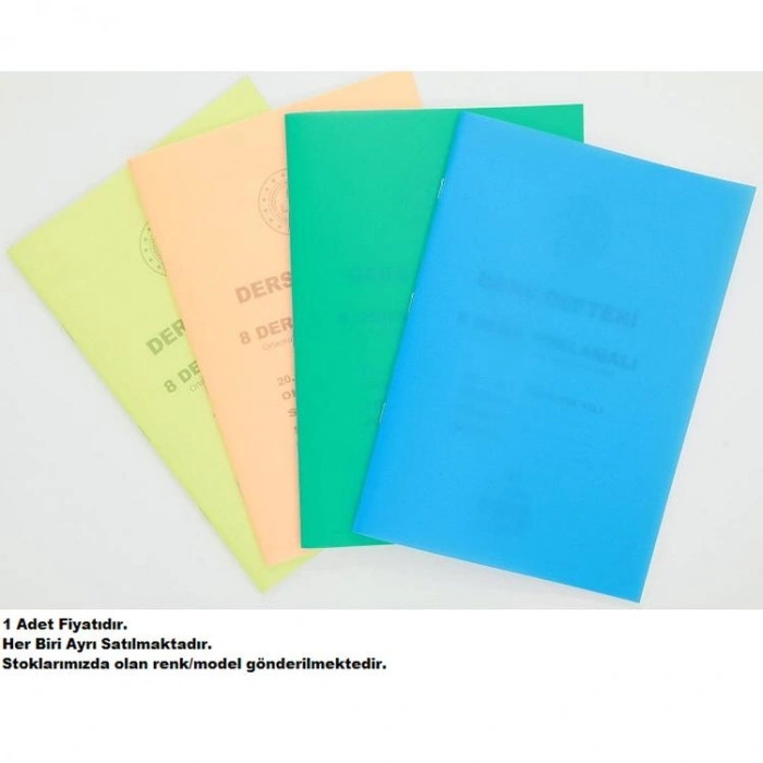 DİLMAN 8 DERSLİ YOKLAMALI DERS DEFTERİ